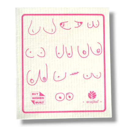 breast cancer awareness swedish dish cloths