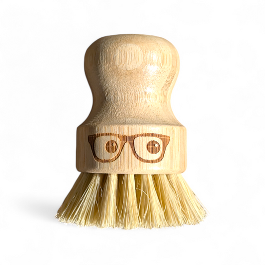 Geeky Pot Scrubber | Fun Sustainable Bamboo Pot Scrubbing Brush