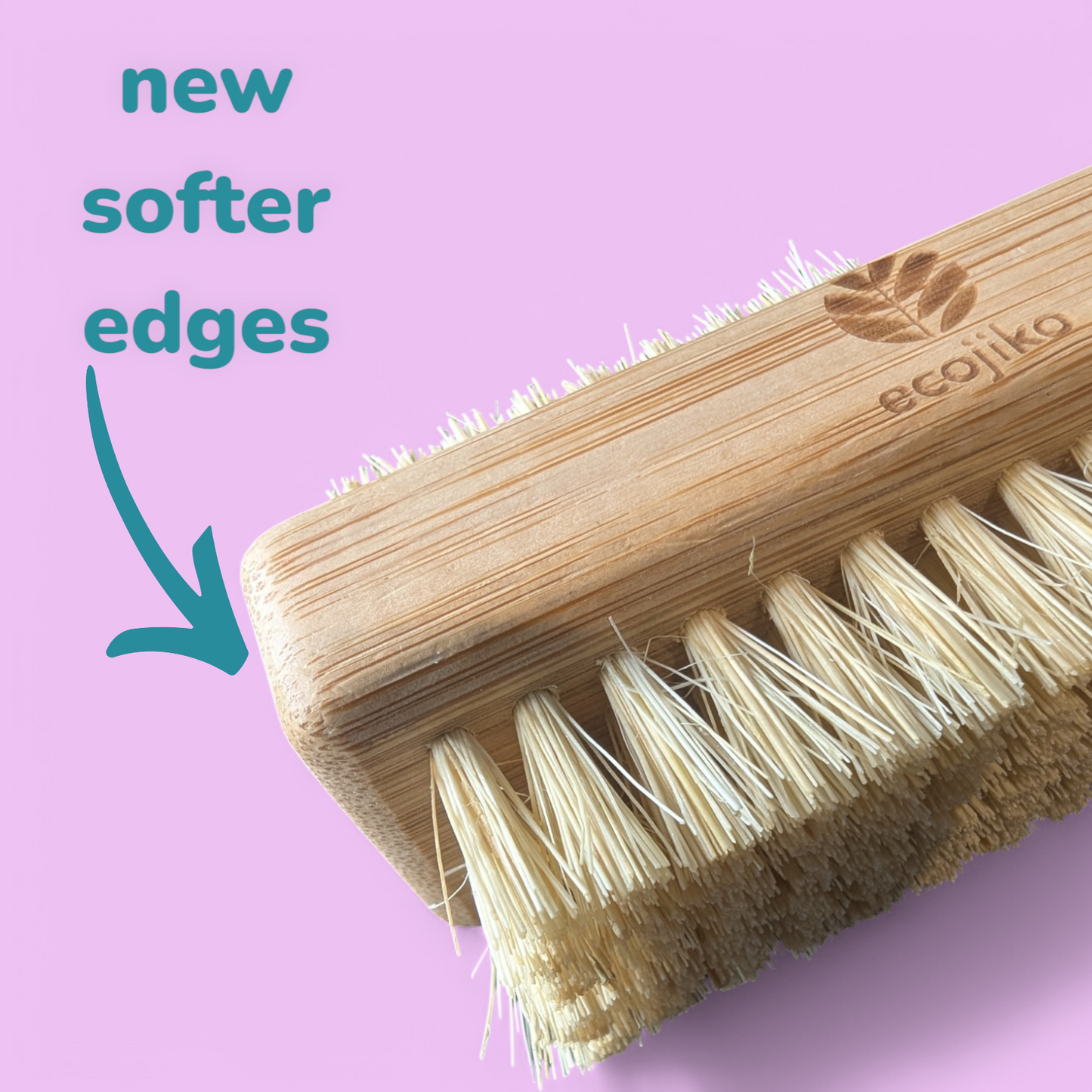 Natural Wooden Nail Brush | Sustainable Bamboo Nail Brush with Natural Bristles