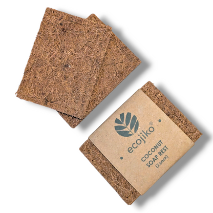 Soap Rests Coconut Coir | Natural Compostable Coconut Fibre Soap Rests (2 pck)