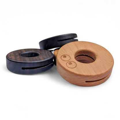 wood food sealing clips with eyes