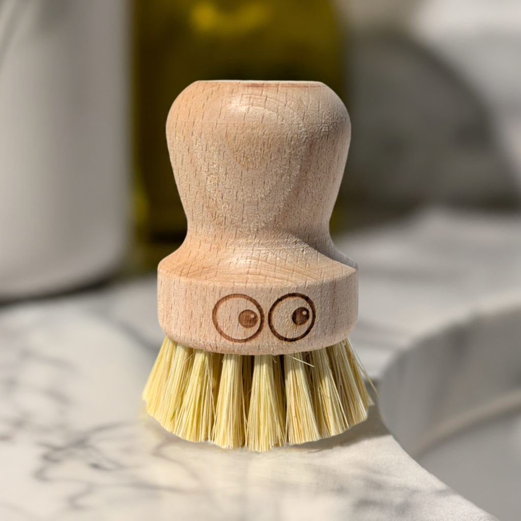 Cheeky Beech Wood Pot Scrubber | Sustainable Beech Wood Plastic Free Scrubbing Brush