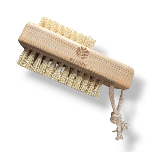 Natural Wooden Nail Brush | Sustainable Bamboo Nail Brush with Natural Bristles