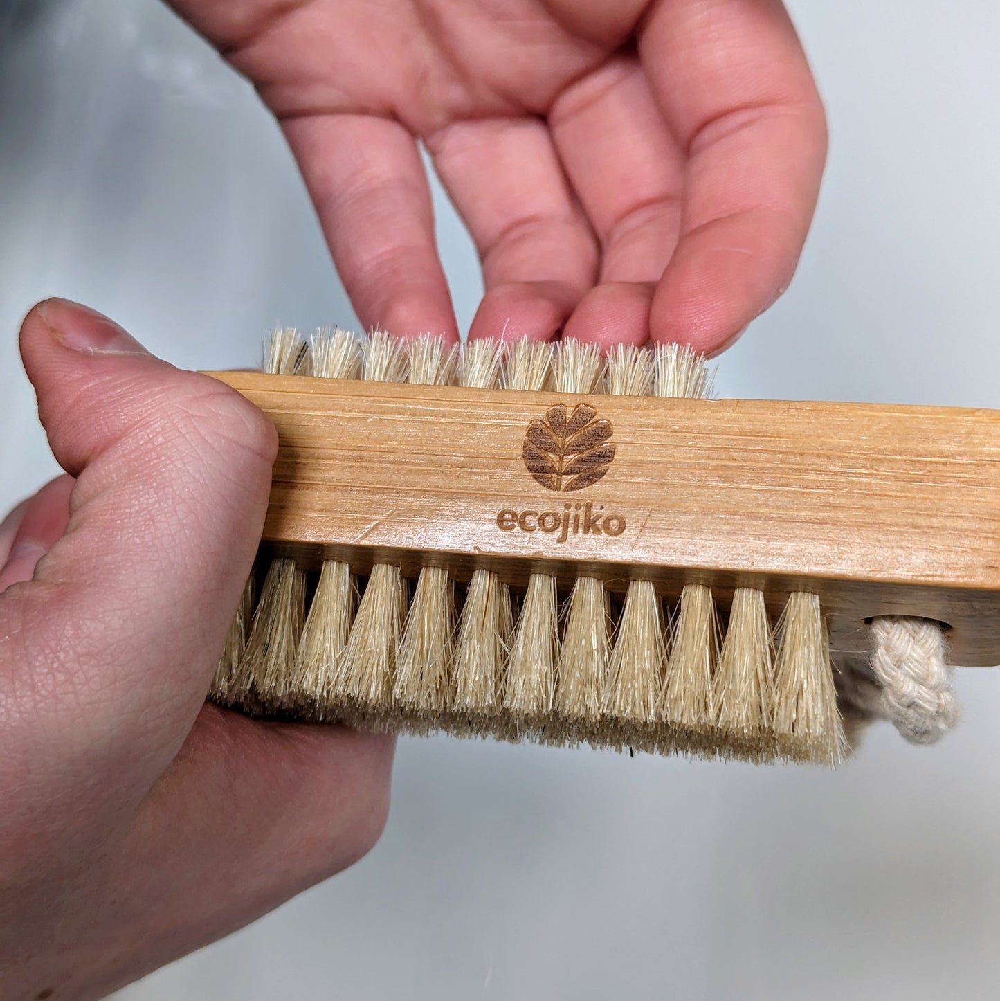 Natural Wooden Nail Brush | Sustainable Bamboo Nail Brush with Natural Bristles