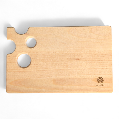 Beech Wood Cheese Board | Sustainable Wood Cheese Charcuterie Board, Chopping Board