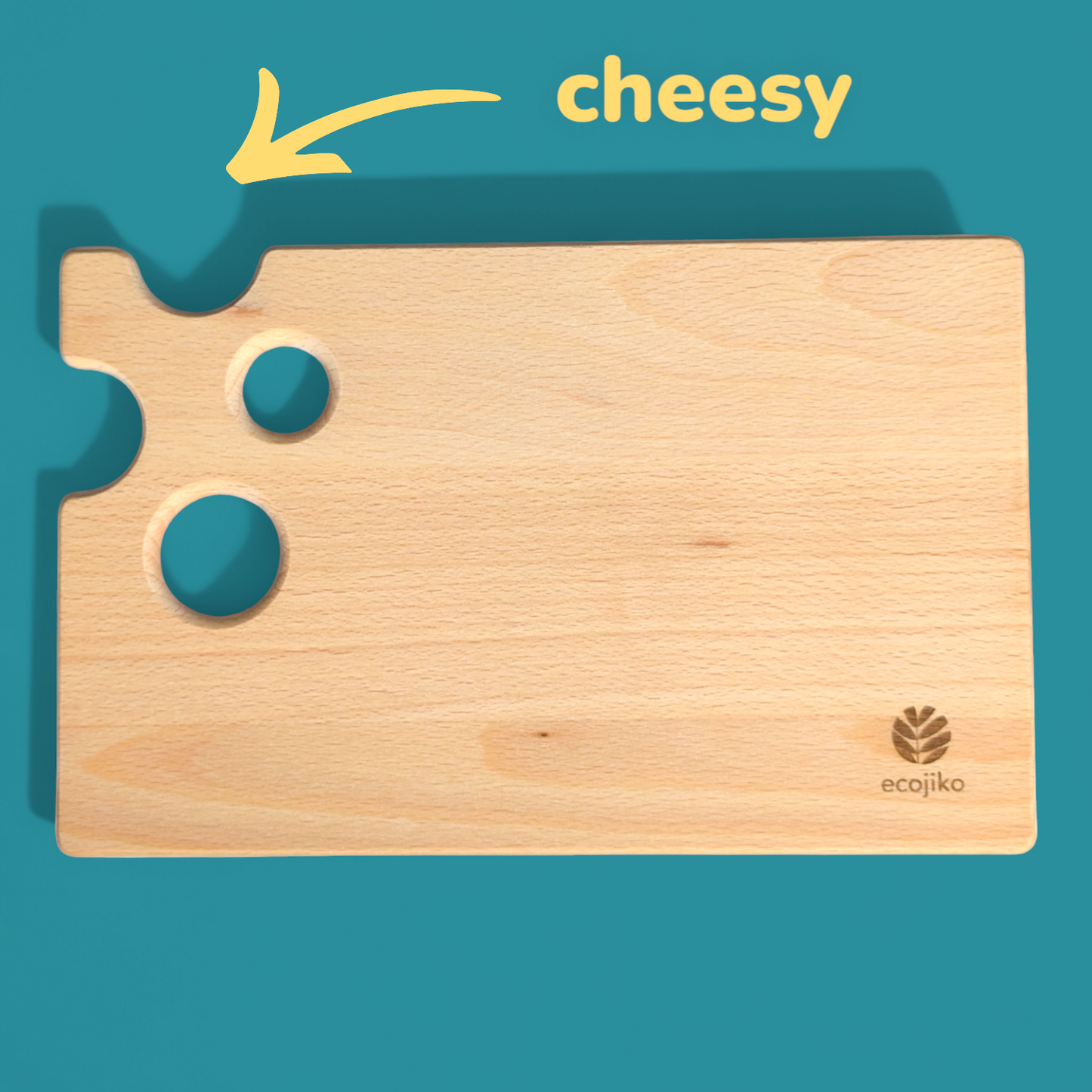 Beech Wood Cheese Board | Sustainable Wood Cheese Charcuterie Board, Chopping Board