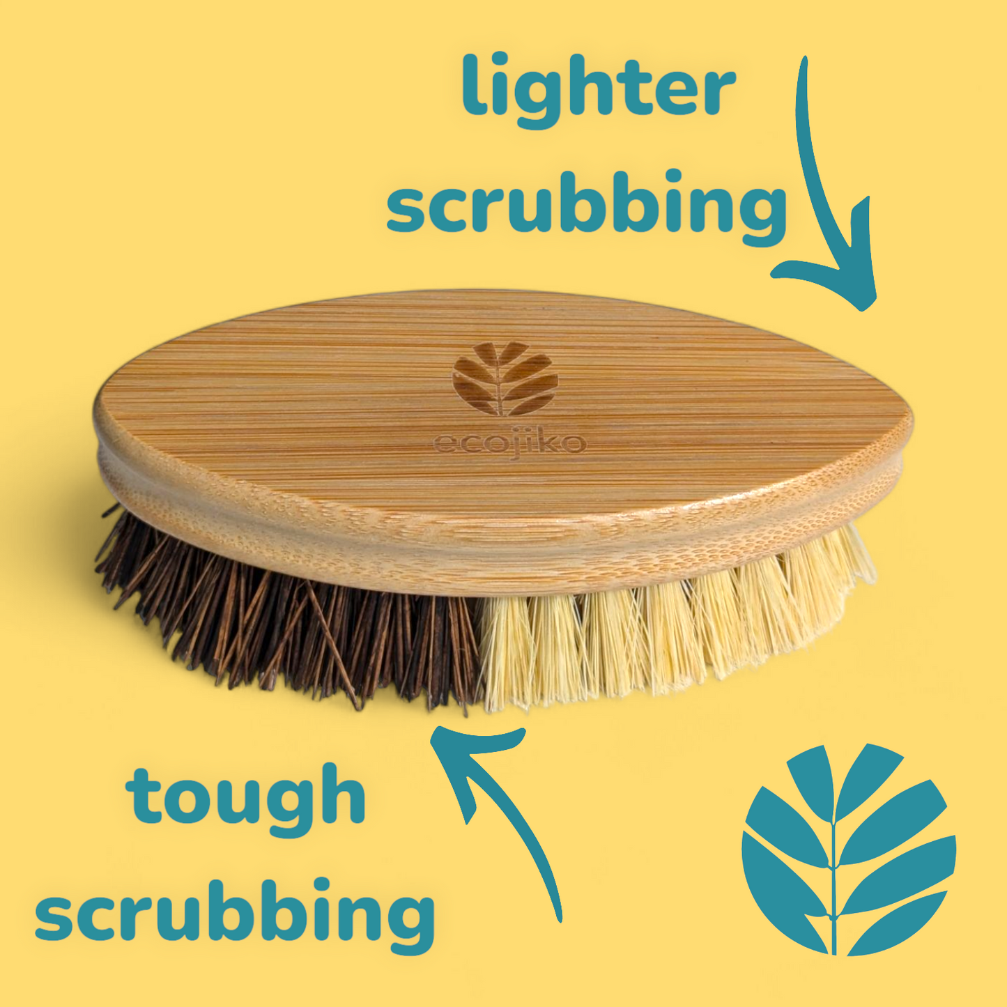 Bamboo Floor Brush | General Hard and Soft Plastic Free Cleaning Brush